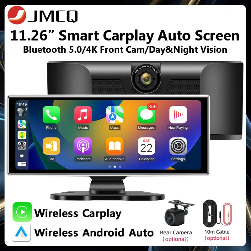 4K Dash Cam with Rear Camera