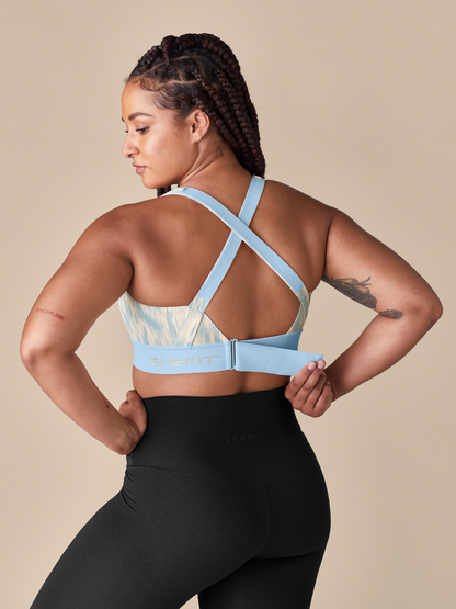 Flex Sports Bra™ - Limitless Sky Blue