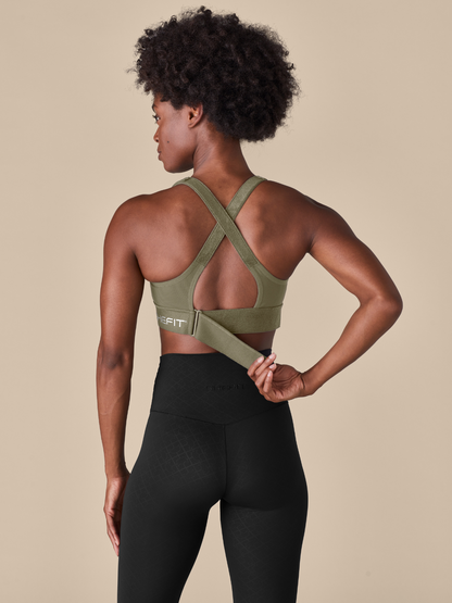 Ultimate Sports Bra® - Combat Green