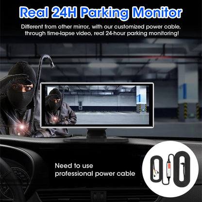 4K Dash Cam with Rear Camera