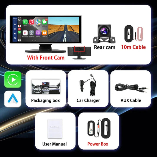 4K Dash Cam with Rear Camera